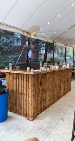 Bar from pallets handmade