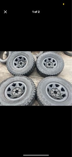 LT35X12.50R17 Set of 4 Silverado 6 lugs