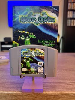 Original Nintendo 64 (N64) Game War Gods w/ Manual