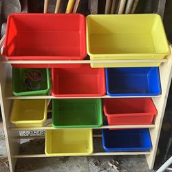 Toys And Craft Kids Organization Rack 