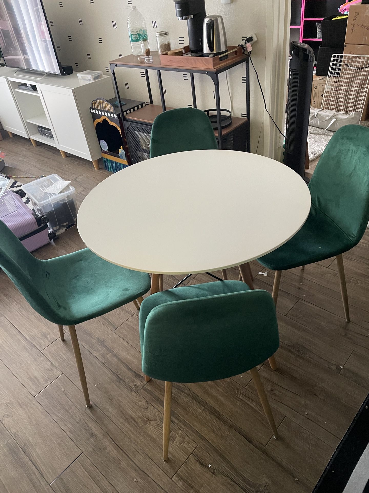 Dining Table And Chairs (Read Description)