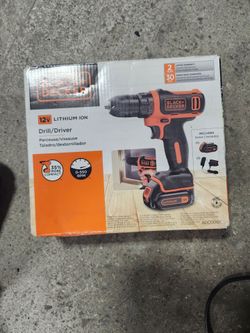 🔧 BLACK+DECKER 12V Lithium Drill/Driver
