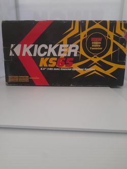 NEW in open box KICKER KS65 6.5" speakers.