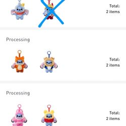 Pop Mart Stitch Pendants 