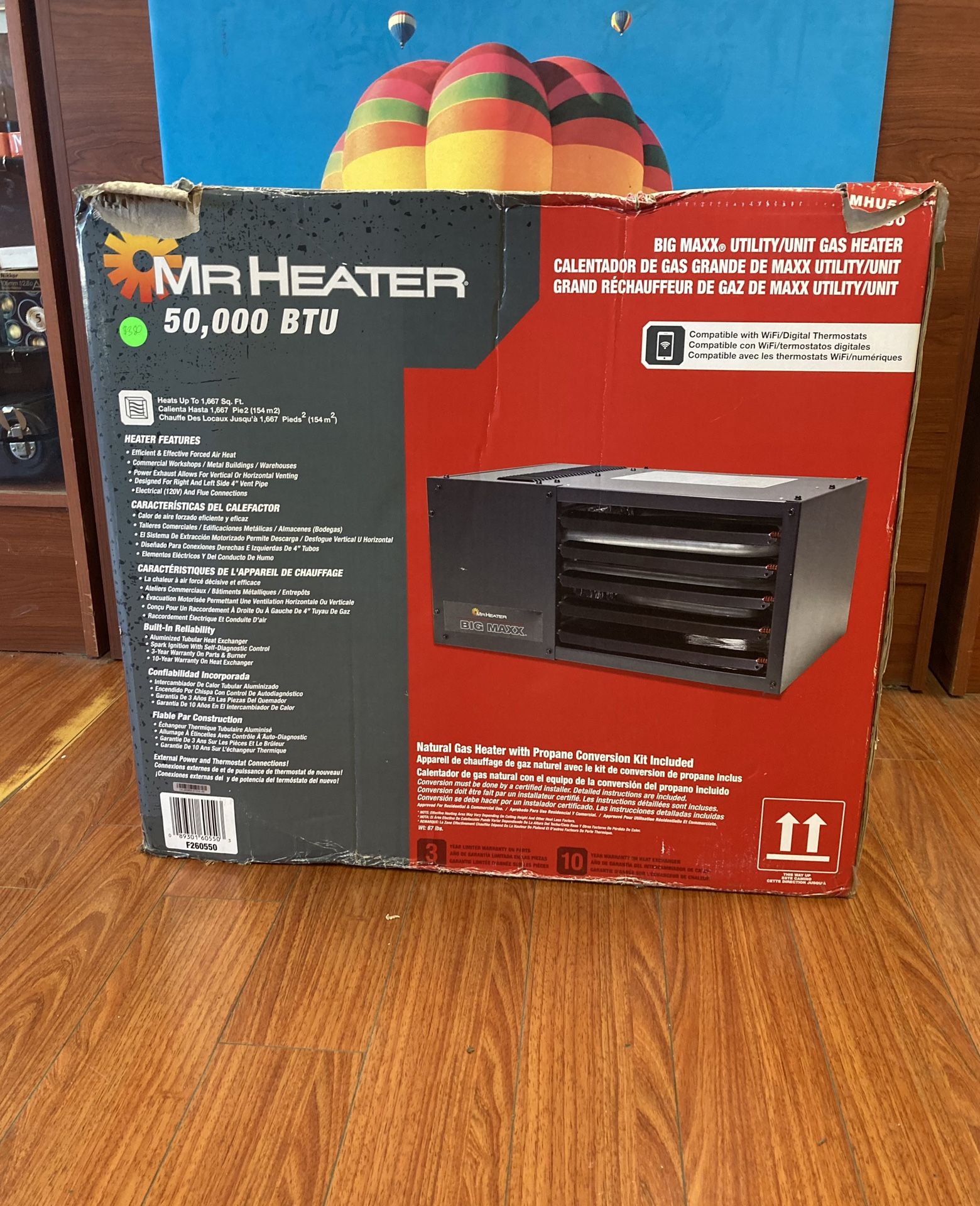 Mr. Heater 50,000 BTU Big Maxx Natural Gas Unit Heater for Sale in Simi  Valley, CA - OfferUp