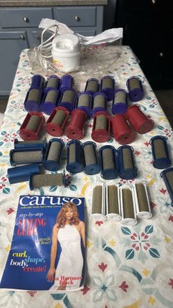 Curling Set 32 Rollers with Steamer
