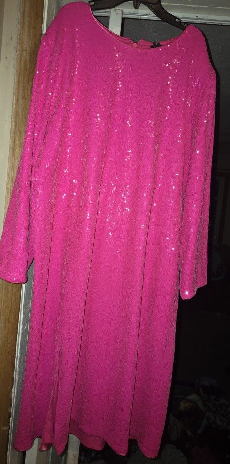 Torrid Hot Pink Sequin Dress – NEW with Tags (Barbiecore Vibes!)