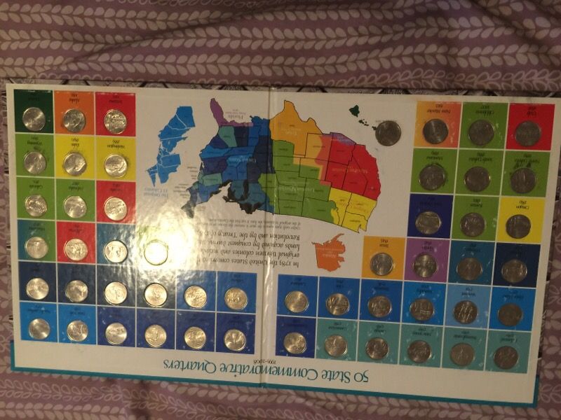 Colecione de cuora de todas lo Estados Unidos