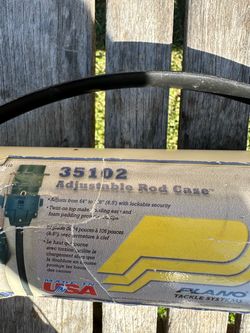 Plano 35102 Adjustable Fishing Rod Case