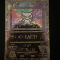 Ancient Mew Black Star Movie Promo Full Holo Pokemon Card - LP