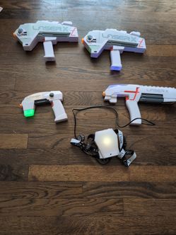 Laser tag guns