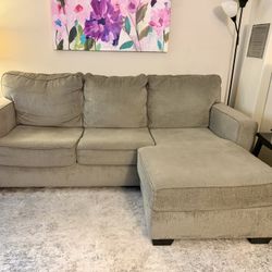 Gray L-shaped Couch