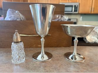 EL de Uberti Silver Wine and Cocktail Set
