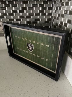 LV Raiders Wood Tray