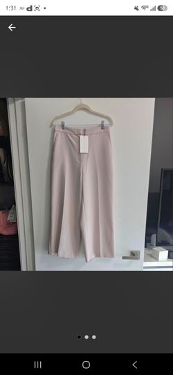 Wide-Leg Trousers with Tags
