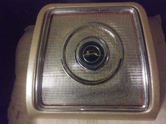 CHEVROLET 62-64 impala speaker unit located in back seat.