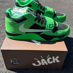 Jordan CJ1 T-Rexx Travis Scott Green Spark Sz. 12