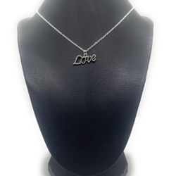 Love Pendant With Neckless 925