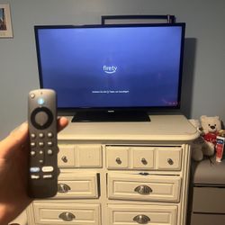 Samsung 36.5 Inch Tv With A Bran New HD Fire Tv