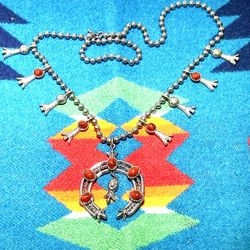 Costume Squash Blossom Necklace