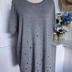 Xersion Harvard Grey Star Casual Tee 