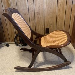 Vintage Cane Rocking Chair