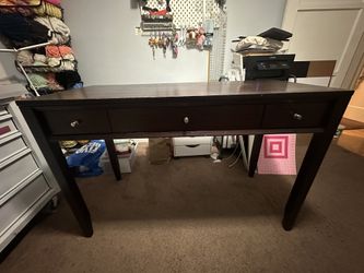 Dark Wood Desk