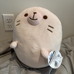 Pink Spotted Seal Plushie