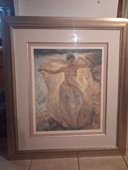 45 x 36 Large José Royo signed print in frame