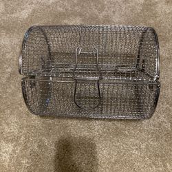 GEORGE FOREMAN Jr ROTISSERIE GRILL  BARREL BASKET Never Used