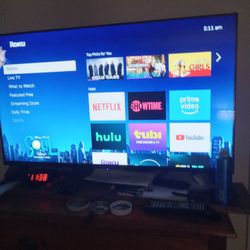 42" Bolva TV  w/roku Stick Included 