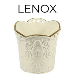 Vintage 1990’s Lenox Merry Lights Angel Votive Candle Holder