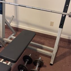Olmpic Bench Set Luxury Heavy Duty Well Built