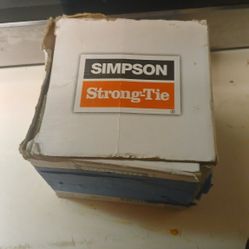 SET OF 2 Simpson Strong-Tie 1" Masonry Fastening Pin & 1" Washer PDPAWL (200 ct)