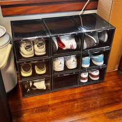 Sneaker Storage Boxes (9 Pack)