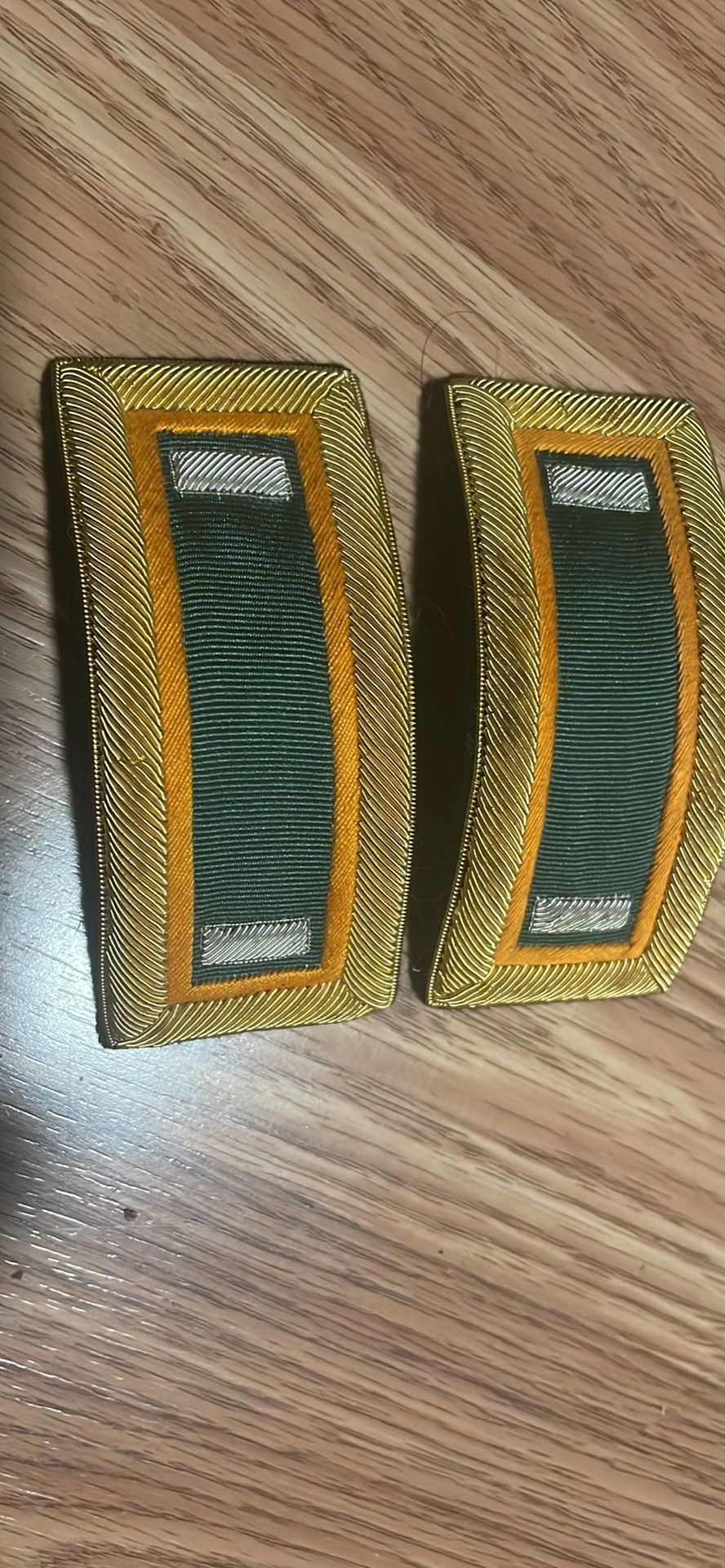 Bullion MP first lieutenant Army shoulder boards