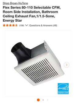 Broan NuTone exhaust fan