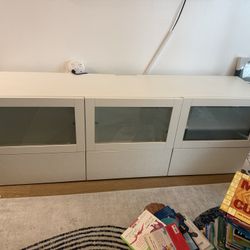 IKEA Media tv Stand ALREADY aSSEMBLED