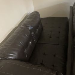 2 Piece Leather Couch 