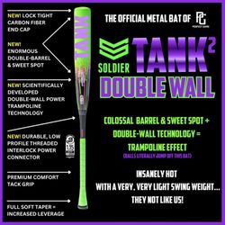 2026 SOLDIER TANK DOUBLE WALL USSSA YOUTH BASEBALL BAT