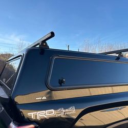 ARE Canopy Topper Black 6'5" For A 2022 Through 2026 Toyota Tundra Truck Stock #9165