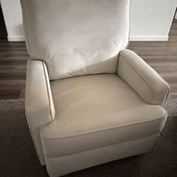 Swivel Gliding Recliner - Beige