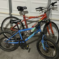 Mens a kids bike