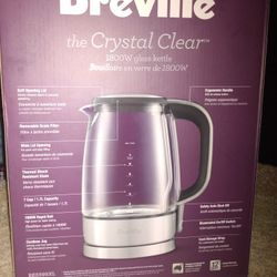 New Breville Glass Electric kettle