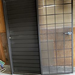 Puerta De Seguridad Con Esprin Chapas Y Llaves