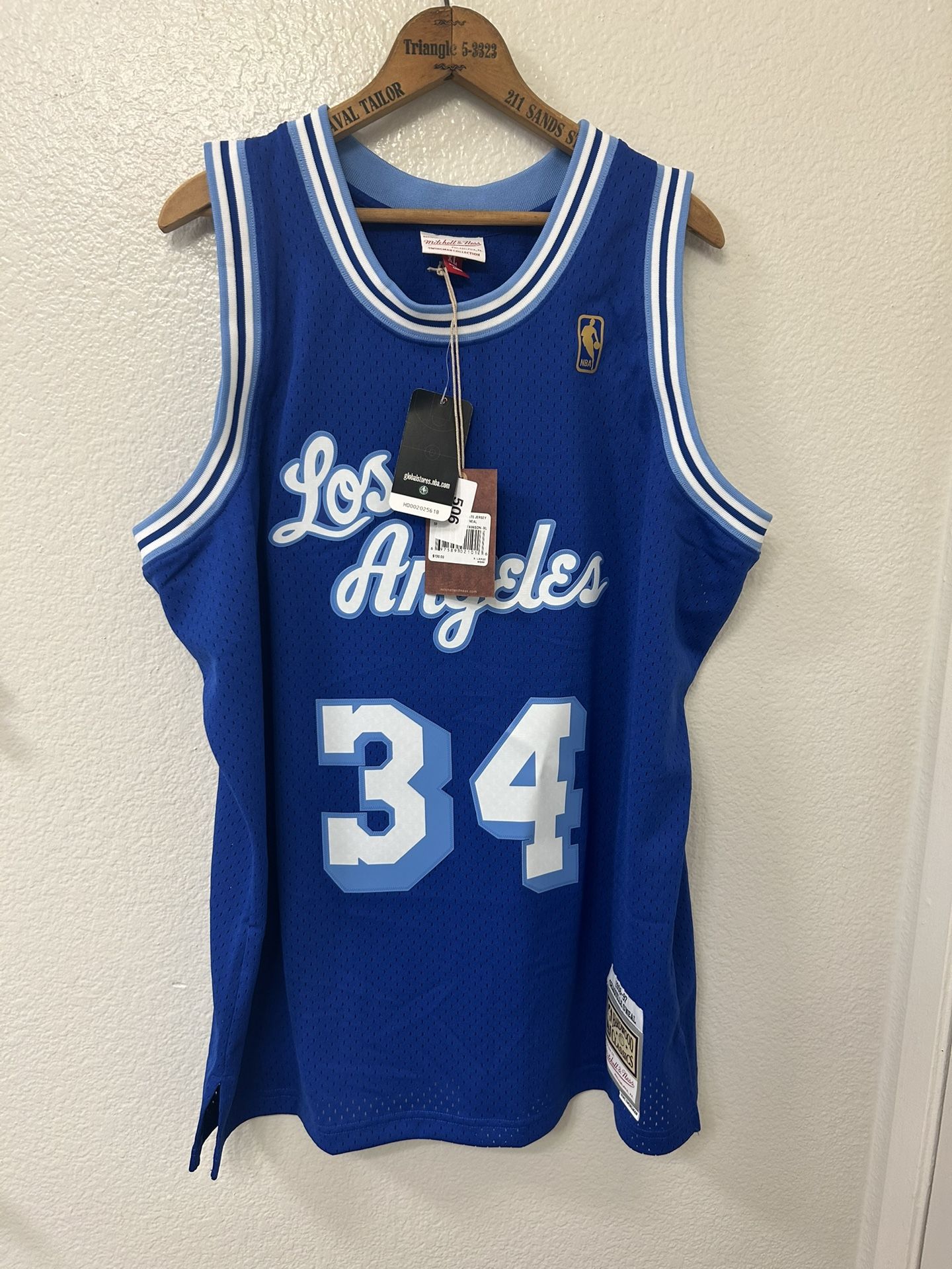 Throwback lakers Mitchell And Ness Jersey