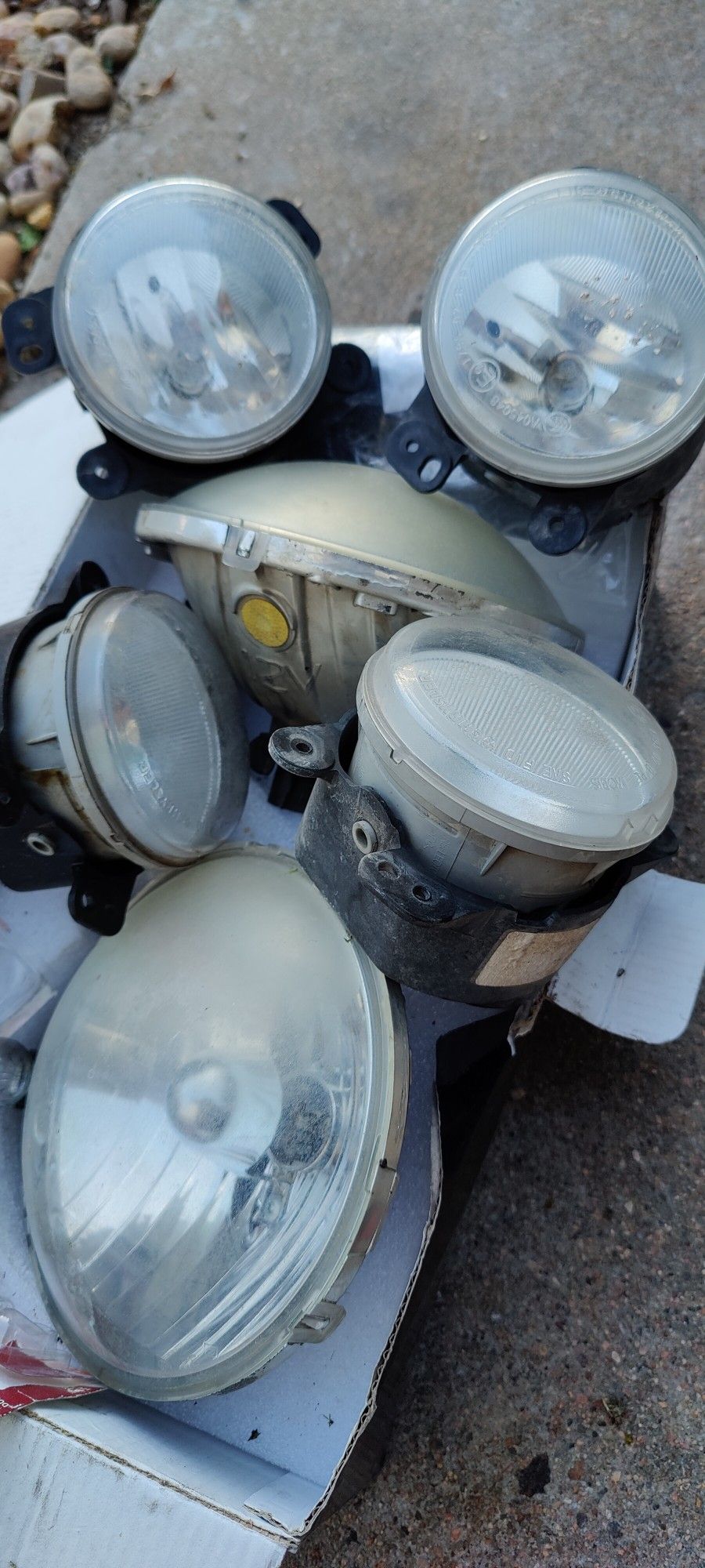 13 Jeep Jk OEM Stock Headlights/ Fog Lights