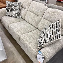 New 🏐 $20 Down Payment Finance 💐Lonoke Parchment Sofa ▪️# Sofa # Loveseat # Couch # Living Room Set Options Available
