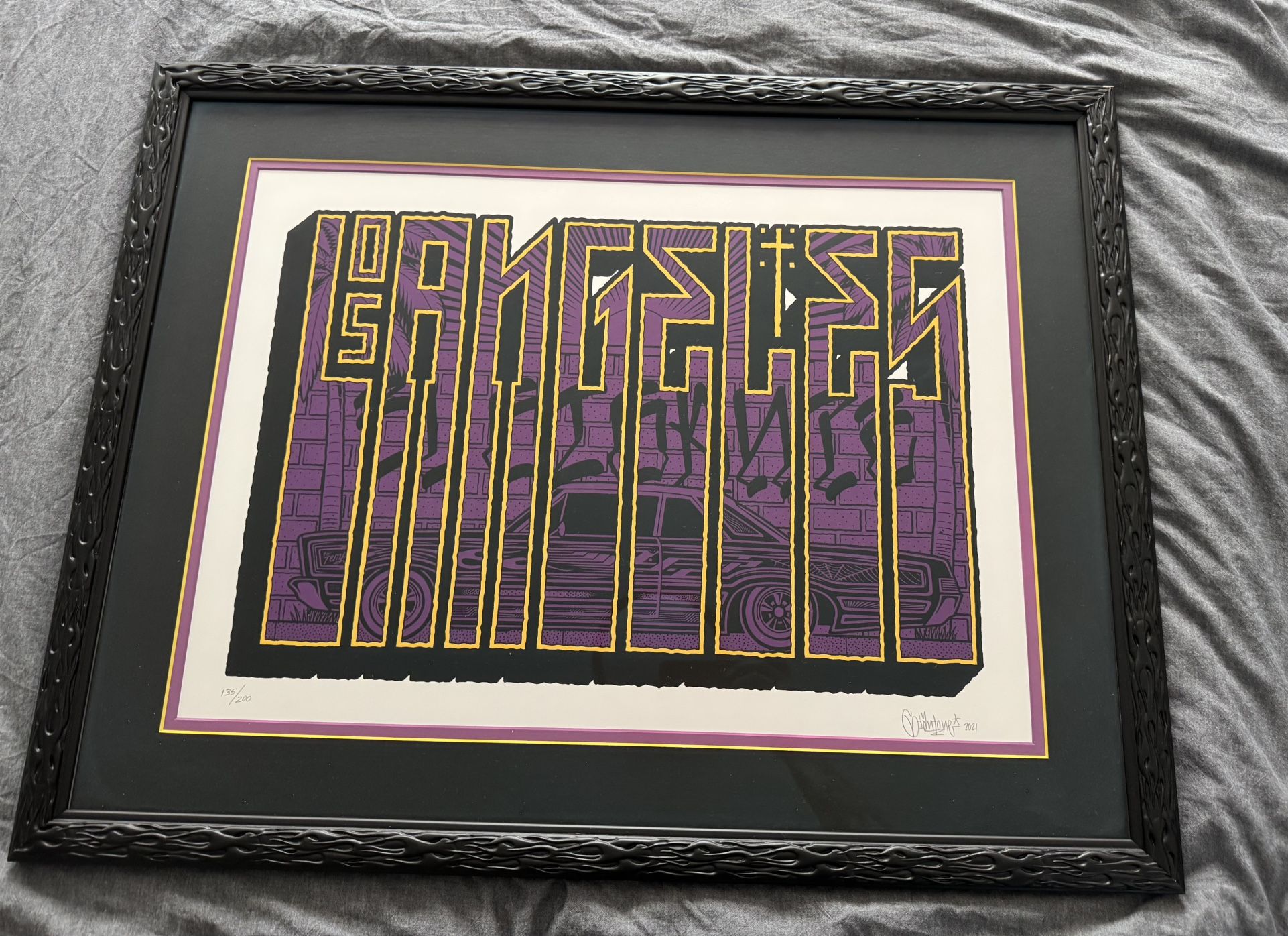OG Mike Giant - Los Angeles- Framed Limited Edition Art