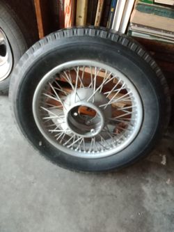 1953 Austin Sidley 17-in Spoke Wheel $500 Or Best Offer 0 Your Best Offer Or Trade
